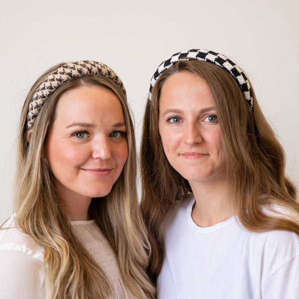 Padded Headband Houndstooth Headbands of Hope