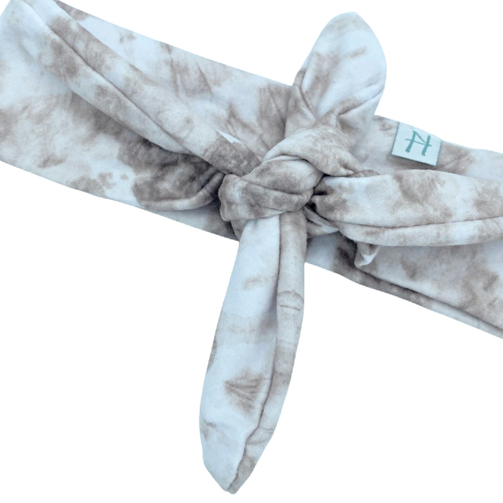 Taupe Tie Dye Knotted