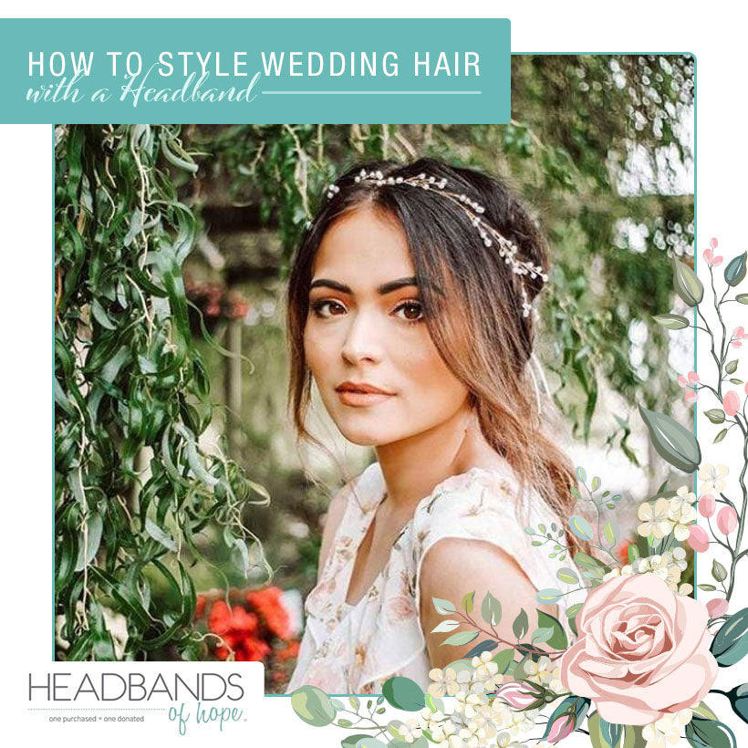 how to style wedding hair with a headband