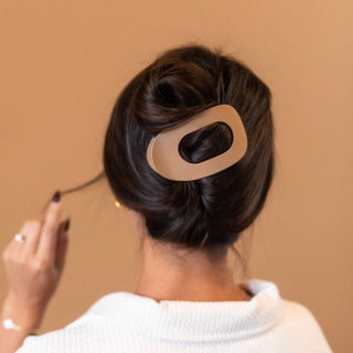 Flat Lay Hair Claw Clips