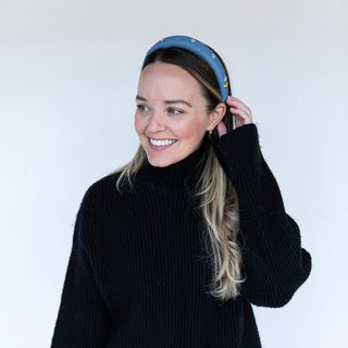 Classic Padded Star Headband - Medium Wash - Headbands of Hope