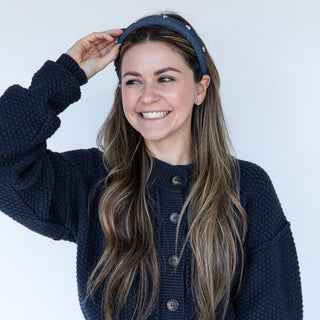 Classic Padded Star Headband - Dark Wash - Headbands of Hope