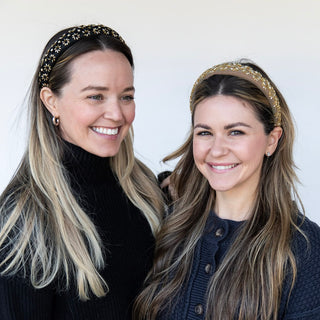 Embellished Starburst Padded Headband - Gold - Headbands of Hope