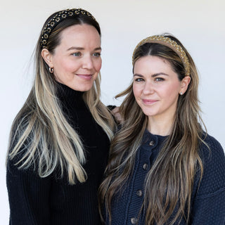 Embellished Starburst Padded Headband - Gold - Headbands of Hope