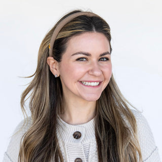 Classic Padded Thin Headband  - Light Brown - Headbands of Hope