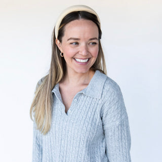 Classic Padded Headband - Cream - Headbands of Hope