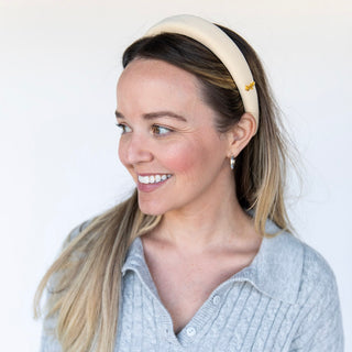Classic Padded Headband - Cream - Headbands of Hope
