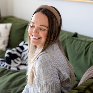 Classic Padded Headband - Light Brown - Headbands of Hope