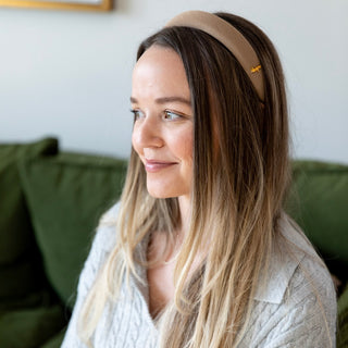 Classic Padded Headband - Light Brown - Headbands of Hope