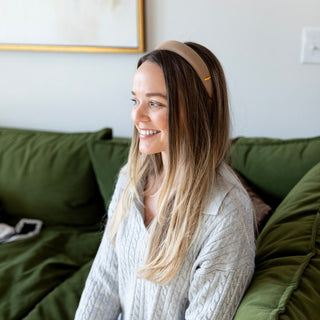 Classic Padded Headband - Light Brown - Headbands of Hope