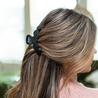 Matte Dot Claw Clip  - Black