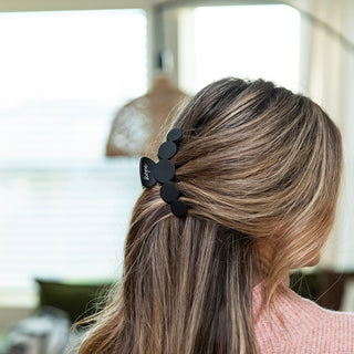 Matte Dot Claw Clip  - Black