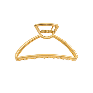 Medium Triangle Claw Clip – Gold Metal - Headbands of Hope