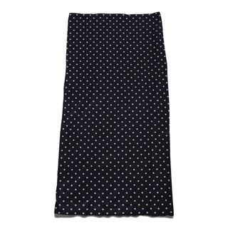 Luxe Reversible Tube Turban - Black Polka Dots