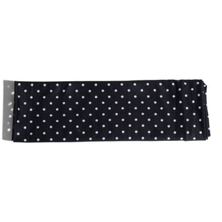 Luxe Reversible Tube Turban - Black Polka Dots