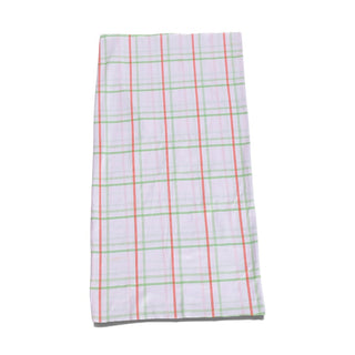 Luxe Reversible Tube Turban - Holiday Plaid