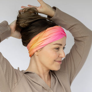 Luxe Tube Turban - Sunset Ombre - Headbands of Hope