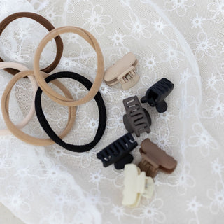 Nylon Hair Ties - 16 pc set - Neutral Set - Headbands of Hope