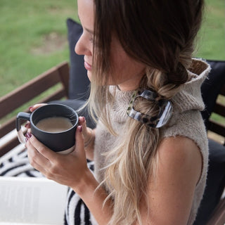 Large Oval Claw Clip Set – Tortoise & Smoke Leopard - Headbands of Hope