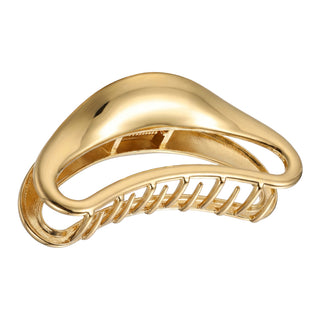 Large Crescent Metal Claw Clip - Gold - Headbands of Hope