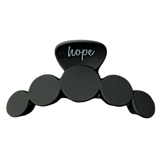 Matte Dot Claw Clip  - Black - Headbands of Hope