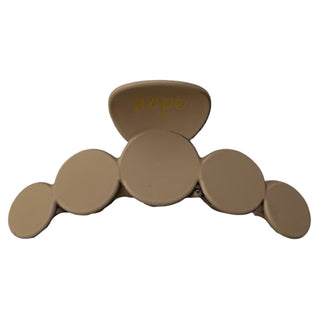 Matte Dot Claw Clip  - Brown - Headbands of Hope