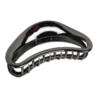 Large Crescent Metal Claw Clip - Black - Headbands of Hope