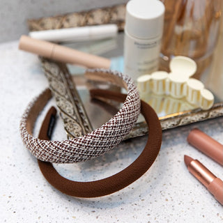 Classic Padded Thin Headband  - Dark Brown - Headbands of Hope