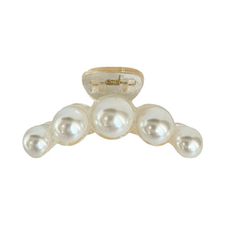 Small Dots Clip - Pearl White - Headbands of Hope