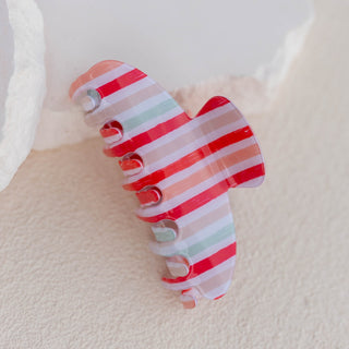 Medium Hair Claw Clip - Stripe Sunset - Headbands of Hope