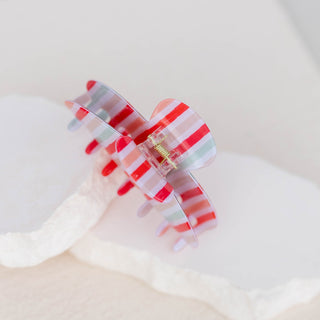 Medium Hair Claw Clip - Stripe Sunset - Headbands of Hope