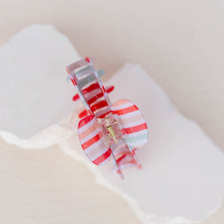 Medium Hair Claw Clip - Stripe Sunset