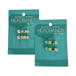 Small Barrette Hair Clip - White - Headbands of Hope