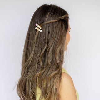 Small Barrette Hair Clip - White - Headbands of Hope