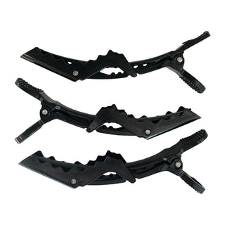 Crocodile Clip - Set of 3 - Black - Headbands of Hope