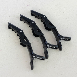 Crocodile Clip - Set of 3 - Black - Headbands of Hope