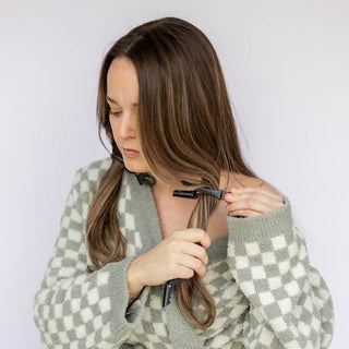 Crocodile Clip - Set of 3 - Black - Headbands of Hope