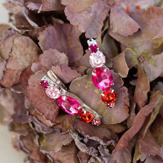 Small Barrette Hair Clip - Pink Gems - Headbands of Hope