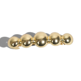 Pearl Bubble Barrette  - Gold