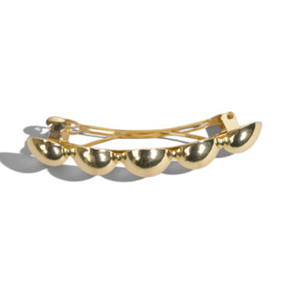 Pearl Bubble Barrette  - Gold