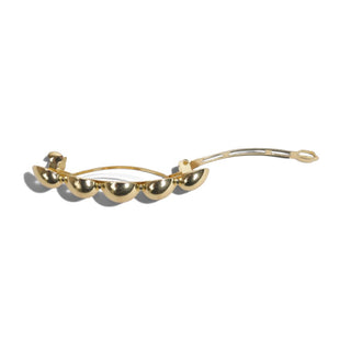 Pearl Bubble Barrette  - Gold
