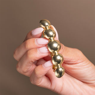 Pearl Bubble Barrette  - Gold