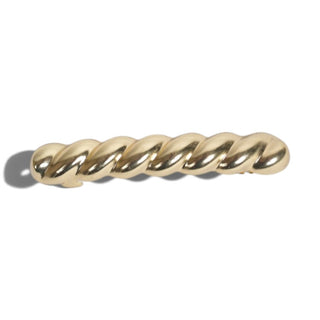 Twist Bar Barrette  - Gold