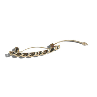 Twist Bar Barrette  - Gold