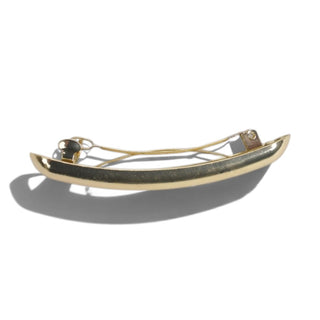 Classic French Barrette - Gold