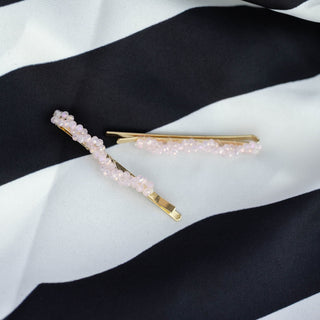 Bobby Pin Set of 2  - Rose Quartz - Headbands of Hope