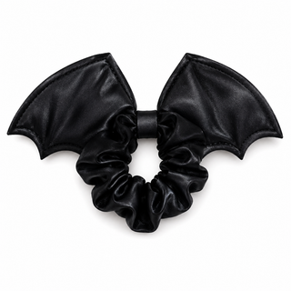 Bat Wing Scrunchie - Black