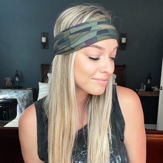 Luxe Tube Turban - Camo - Headbands of Hope