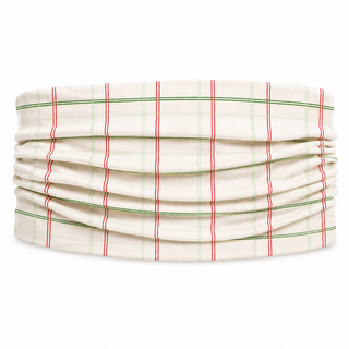 Luxe Reversible Tube Turban - Holiday Plaid