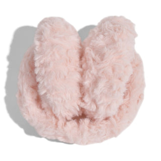 Foldable Plush Faux Fur Earmuffs - Light Pink